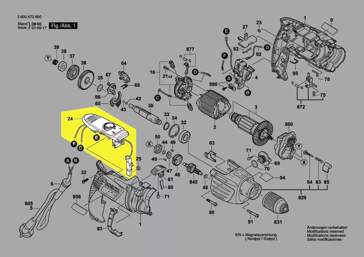 Régulateur de vitesse réf. 2 607 230 108 BOSCH